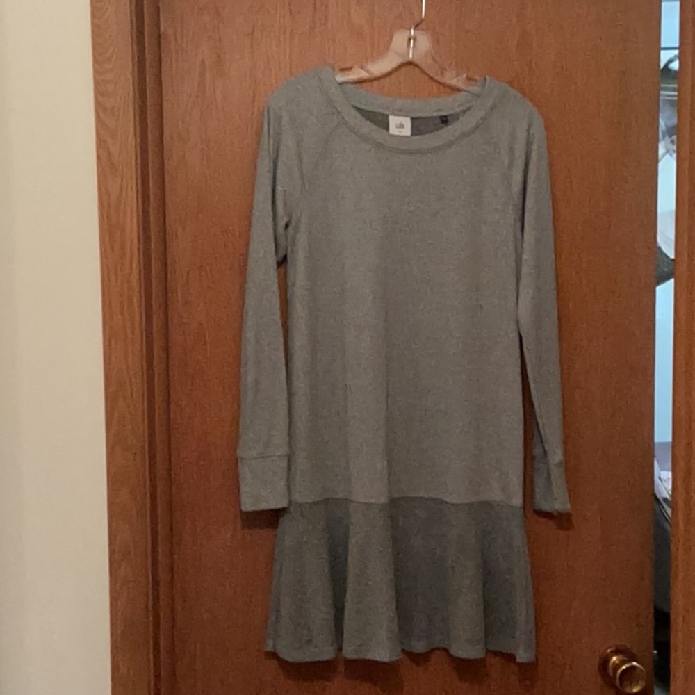 CAbi Gray Long Sleeve Top